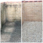 surfaces we clean pebblecrete Gold Coast Factory high pressure clean - commercial bin area