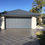 Gold Coast Driveway Cleaning - Clean & Seal of decorative concrete Before