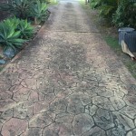 Gold Coast Driveway before our high pressure clean